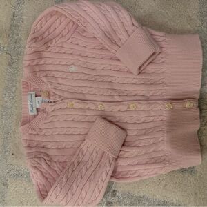 Ralph Lauren Pink Cable Knit Sweater